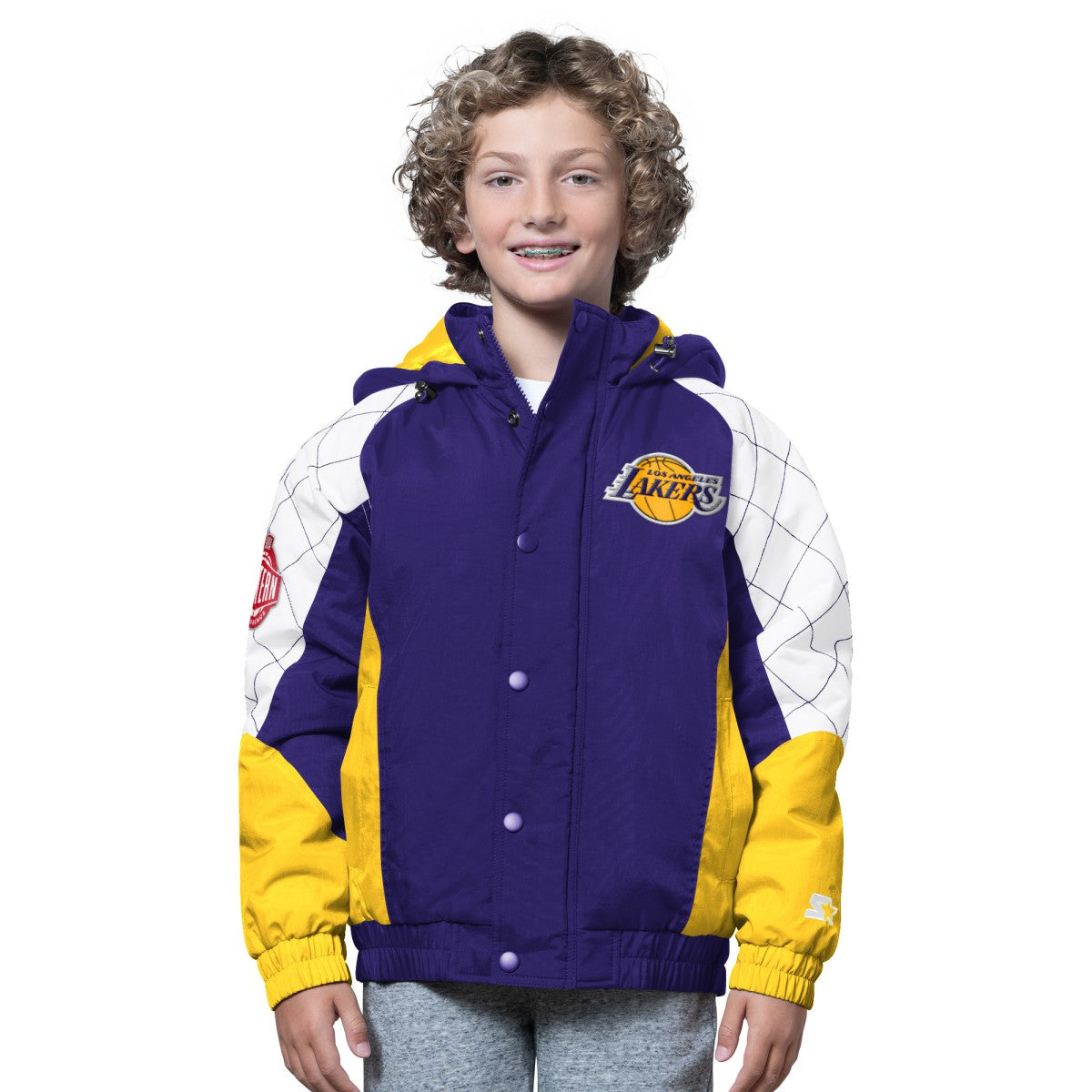 NBA Los Angeles Lakers Starter Youth All Time Pro Jr. Full-Zip Hoodie Jacket