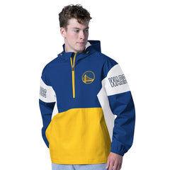 NBA Golden State Warriors G-III Sports by Carl Banks Tailgate Half-Zip Hoodie sale