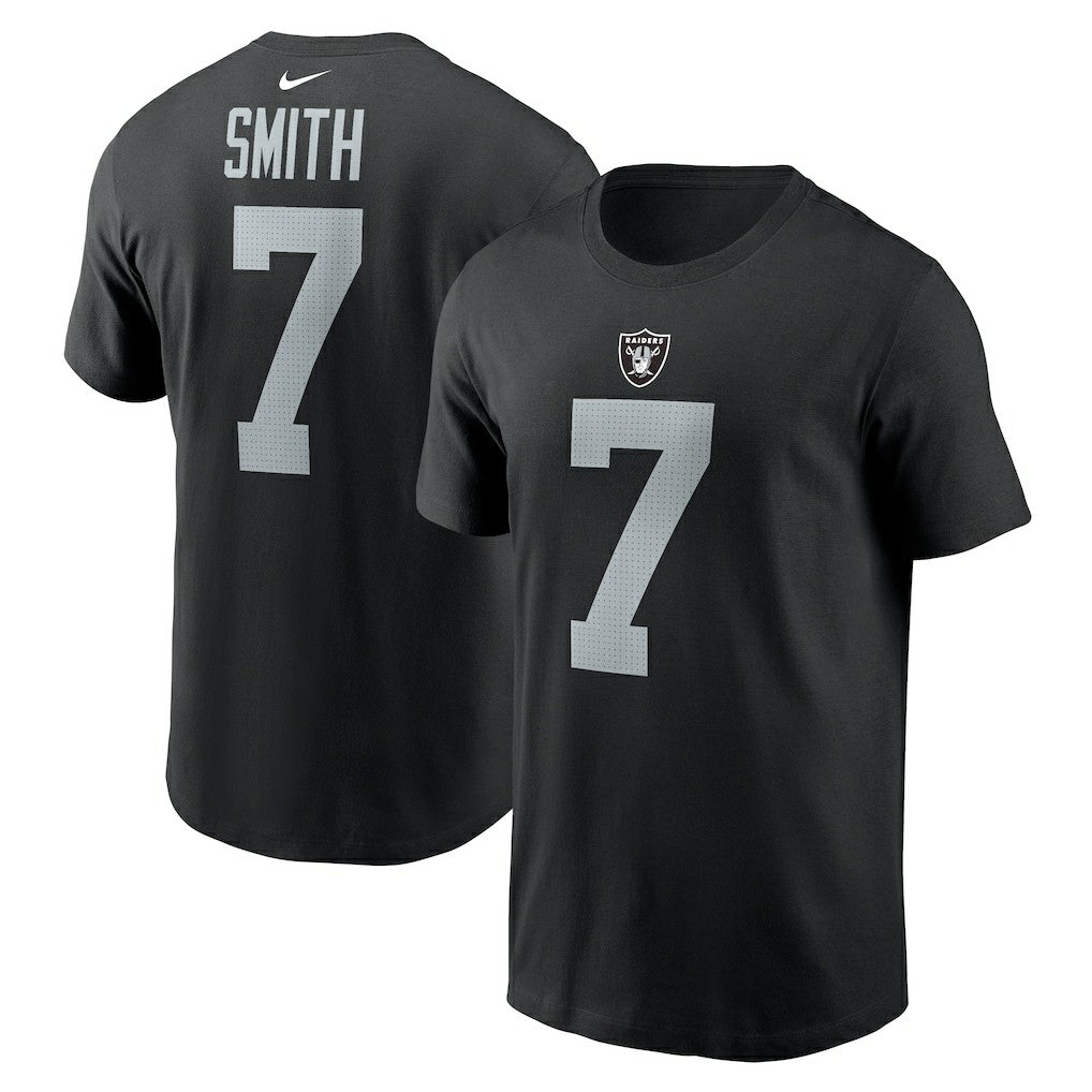 Geno Smith  Name & Number T-Shirt - Las Vegas Raiders