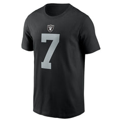 Geno Smith  Name & Number T-Shirt - Las Vegas Raiders