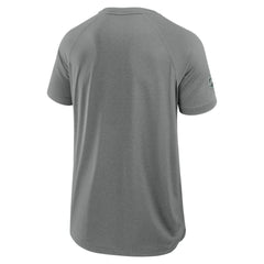 NHL Heather Gray Edmonton Oilers Fanatics 2025 Stanley Cup Playoffs Authentic Pro Rink Performance T-Shirt