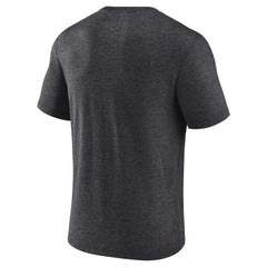 NHL Heather Charcoal Florida Panthers Fanatics 2025 Stanley Cup Playoffs Crossbar Tri-Blend T-Shirt