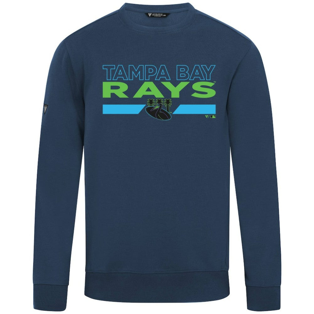 MLB Tampa Bay Rays Levelwear City Connect Zane No Hitter Pullover Sweatshirt