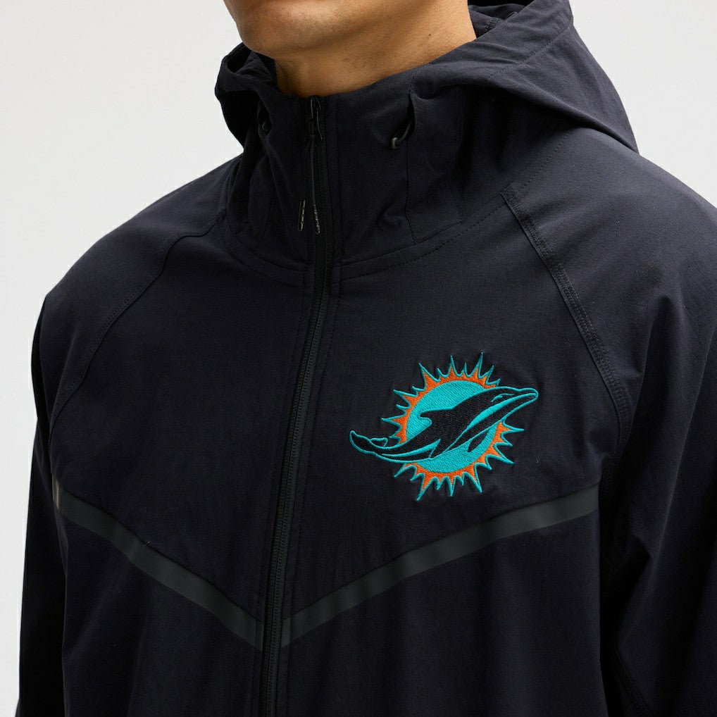 2025 Rivalries Collection Tech Raglan Full-Zip Jacket - Miami Dolphins