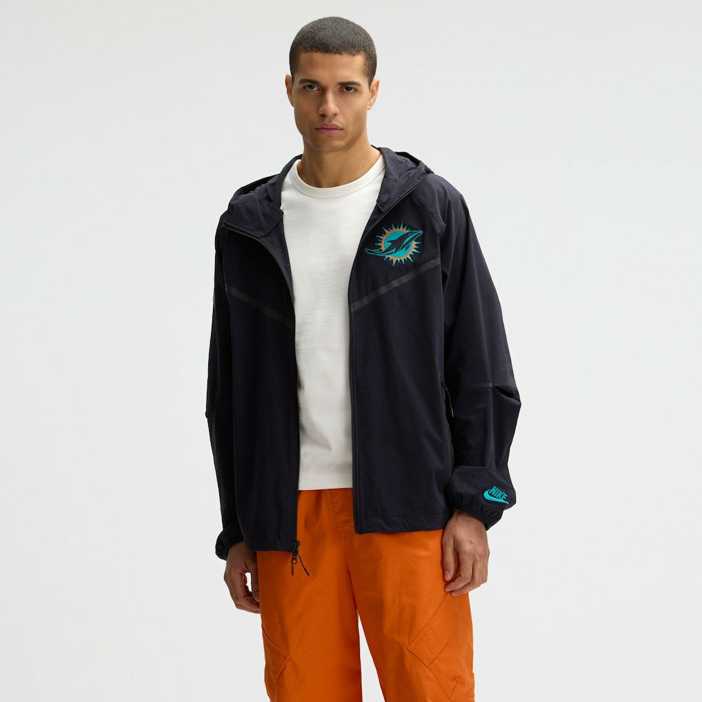 2025 Rivalries Collection Tech Raglan Full-Zip Jacket - Miami Dolphins