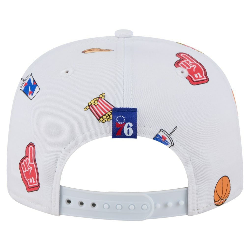 NBA Philadelphia 76ers Team Cheer Rope 19TWENTY Adjustable Hat
