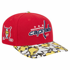 NHL Red Washington Capitals New Era Mascot Visor 9SEVENTY Adjustable Hat