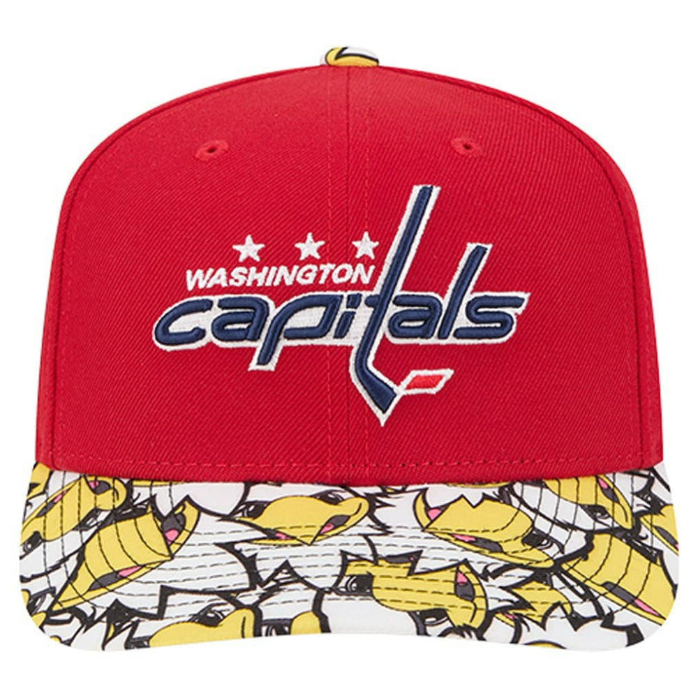 NHL Red Washington Capitals New Era Mascot Visor 9SEVENTY Adjustable Hat