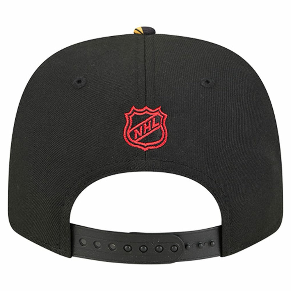 NHL Black Chicago Blackhawks New Era Mascot Visor 9SEVENTY Adjustable Hat