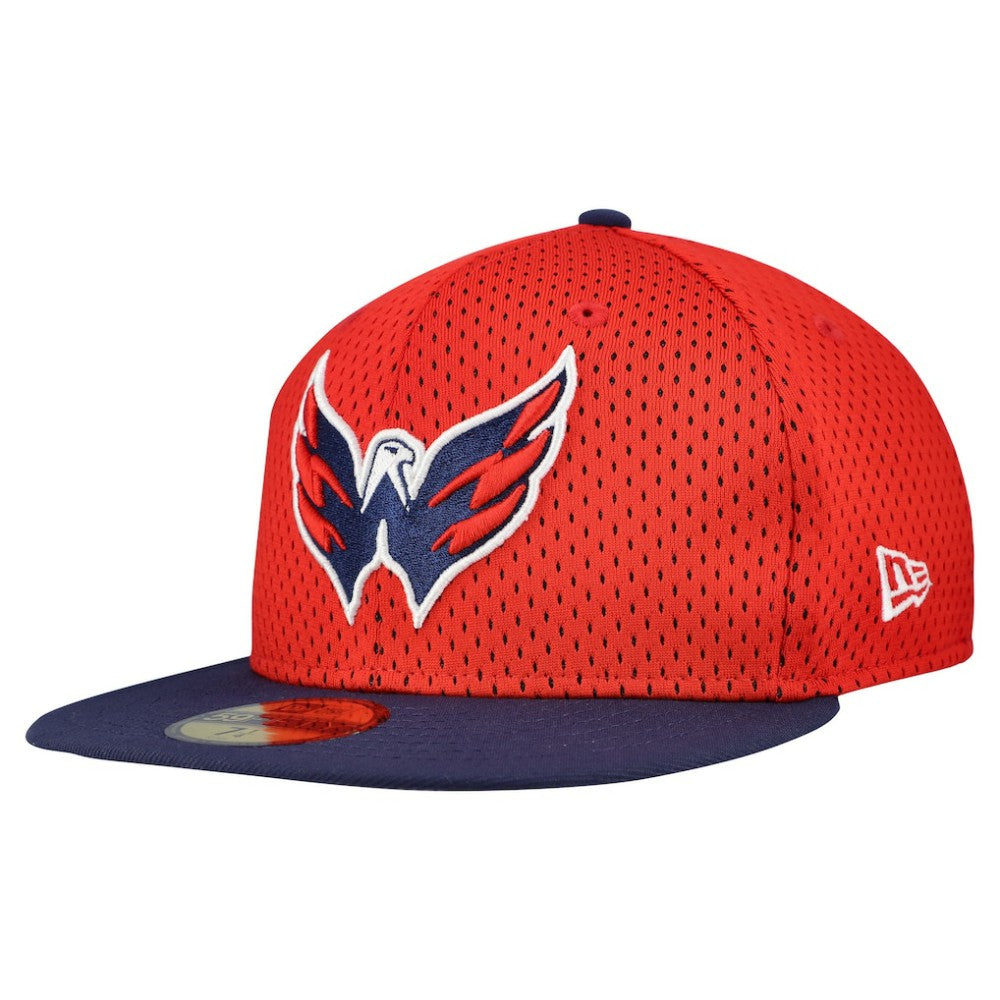 NHL Red/Navy Washington Capitals New Era Mesh Crown Two-Tone 59FIFTY Fitted Hat