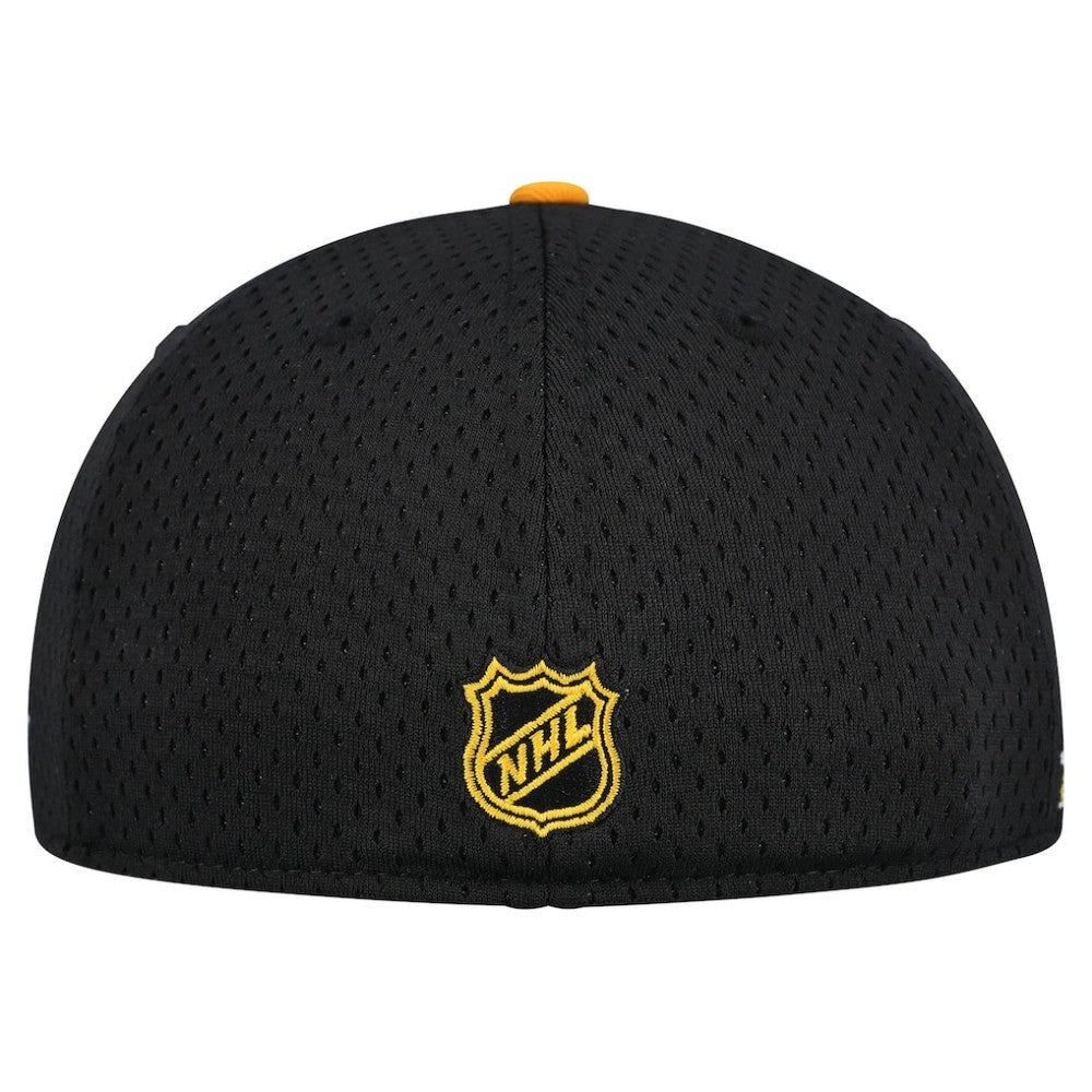 NHL Black/Gold Pittsburgh Penguins New Era Mesh Crown Two-Tone 59FIFTY Fitted Hat