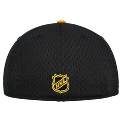 NHL Black/Gold Pittsburgh Penguins New Era Mesh Crown Two-Tone 59FIFTY Fitted Hat