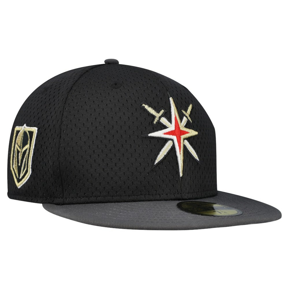 NHL Black/Gray Vegas Golden Knights New Era Mesh Crown Two-Tone 59FIFTY Fitted Hat