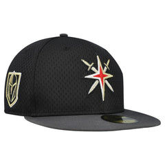 NHL Black/Gray Vegas Golden Knights New Era Mesh Crown Two-Tone 59FIFTY Fitted Hat