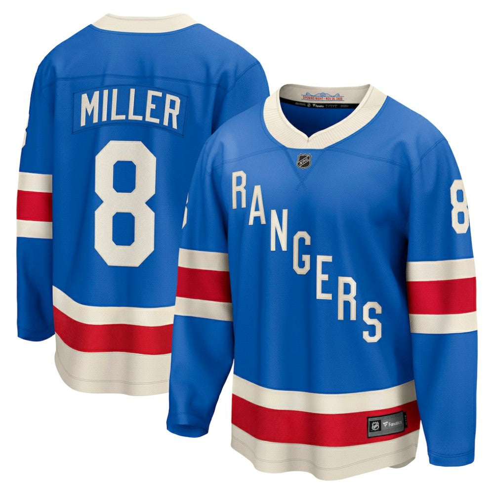 NHL Blue J.T. Miller New York Rangers Fanatics Centennial Breakaway Jersey