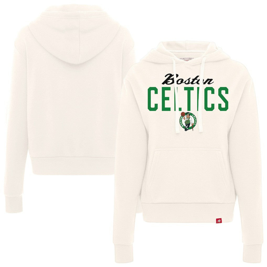NBA Boston Celtics Sportiqe Women's Ava Boxy Tri-Blend Pullover Hoodie