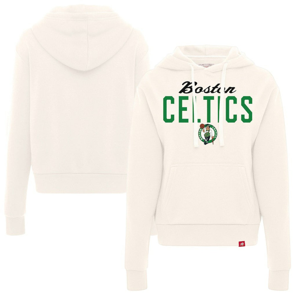 NBA Boston Celtics Sportiqe Women's Ava Boxy Tri-Blend Pullover Hoodie