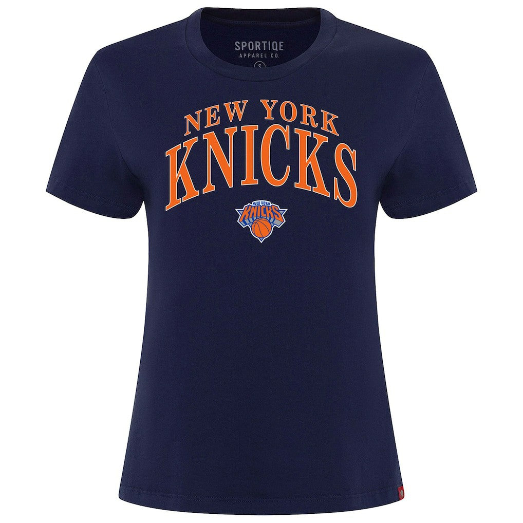 NBA New York Knicks Sportiqe Women's Arcadia Boxy T-Shirt
