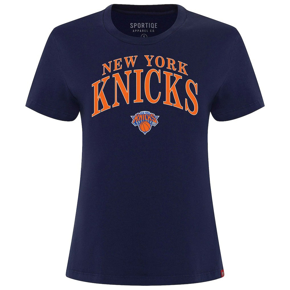 NBA New York Knicks Sportiqe Women's Arcadia Boxy T-Shirt