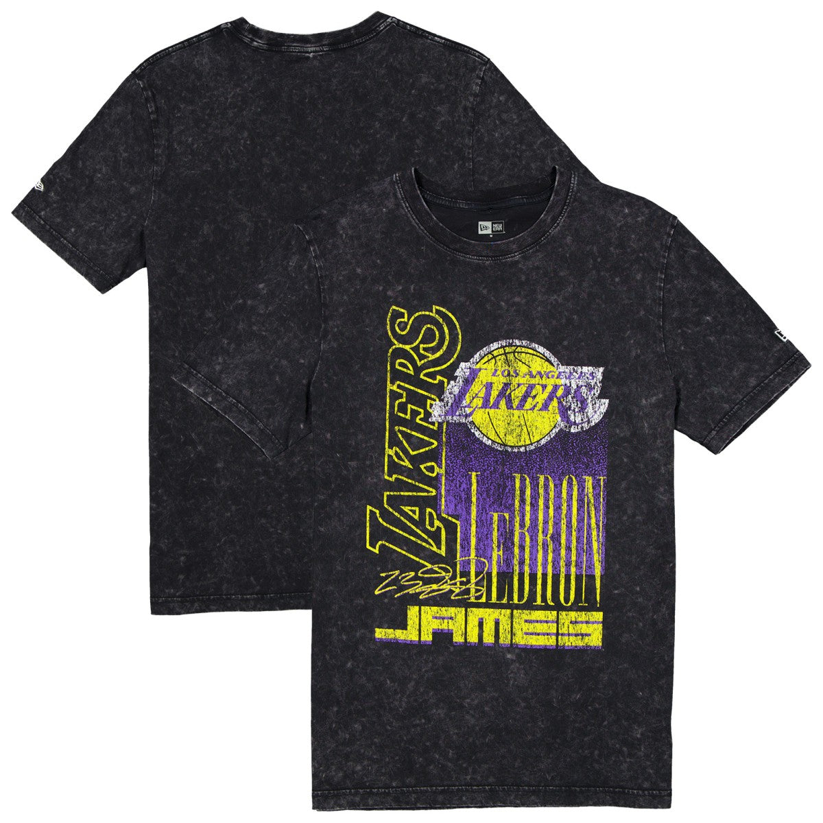 NBA LeBron James Los Angeles Lakers Full Court Press Mineral Wash Player T-Shirt