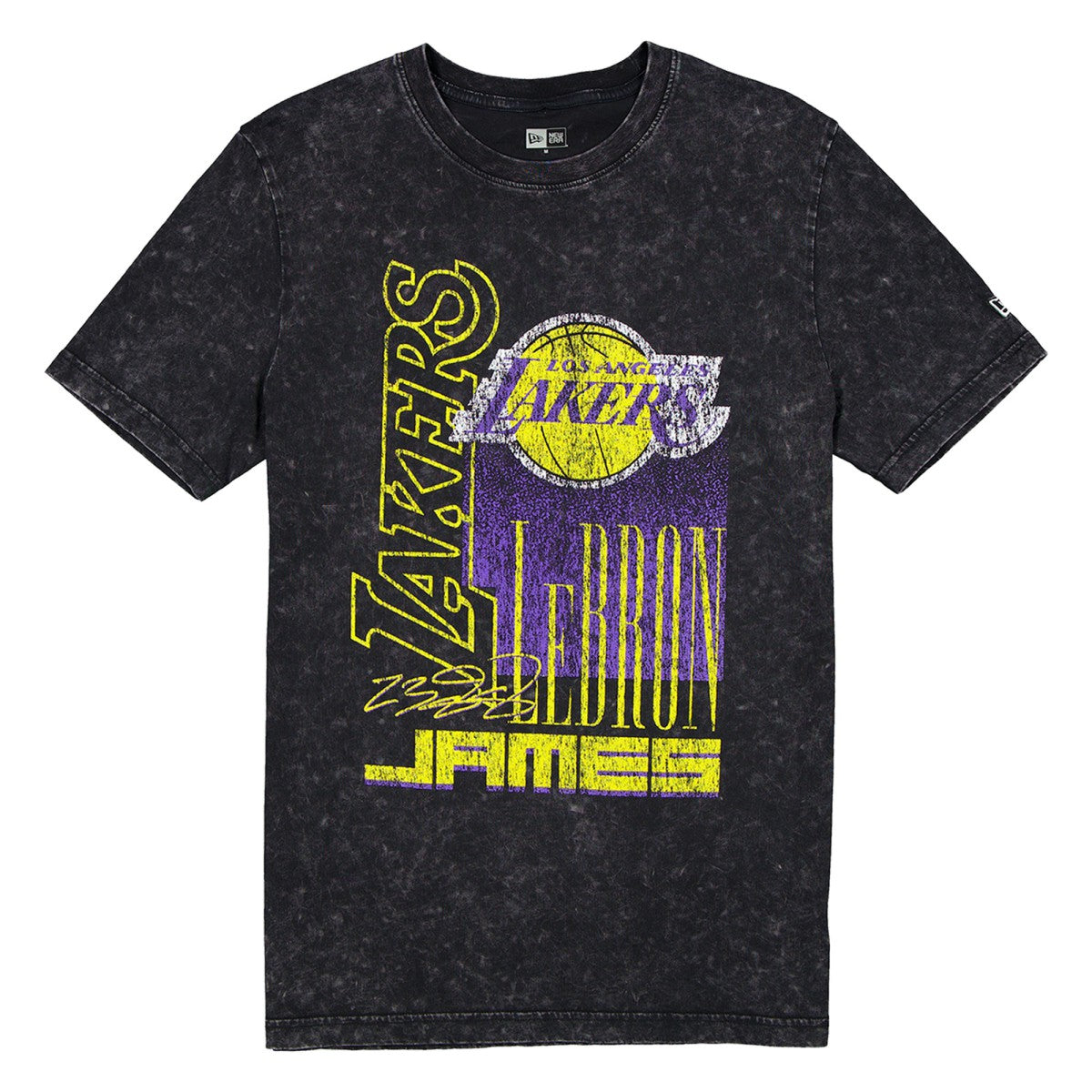 NBA LeBron James Los Angeles Lakers Full Court Press Mineral Wash Player T-Shirt