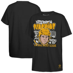 NHL Black Sidney Crosby Pittsburgh Penguins Mitchell & Ness Youth Caricature T-Shirt