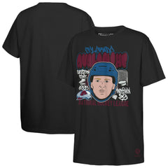NHL Black Nathan MacKinnon Colorado Avalanche Mitchell & Ness Youth Caricature T-Shirt