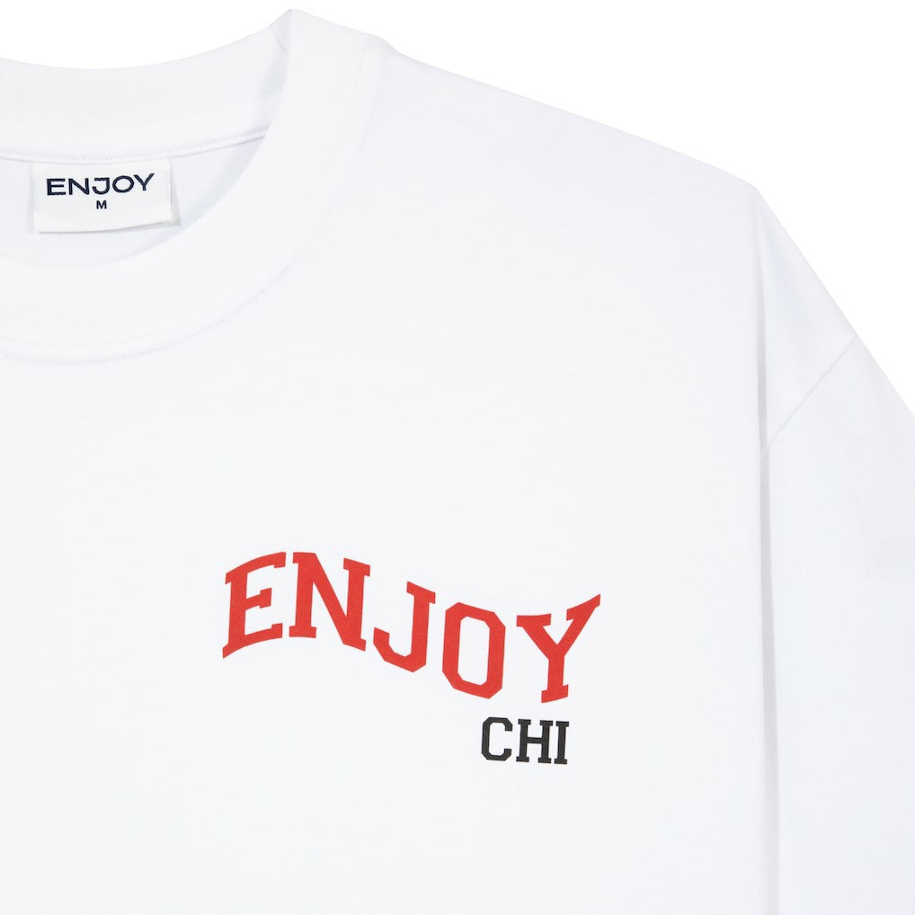 NBA Enjoy Basketball x Chicago Bulls Unisex Hoop Enthusiast Capsule Collection T-Shirt - White outlet