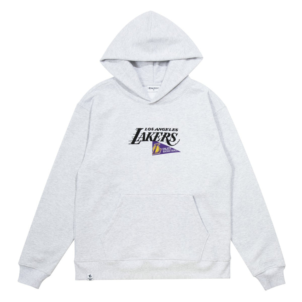 NBA Enjoy Basketball x Los Angeles Lakers Unisex Hoop Enthusiast Capsule Collection Pullover Hoodie - Heather Gray shop