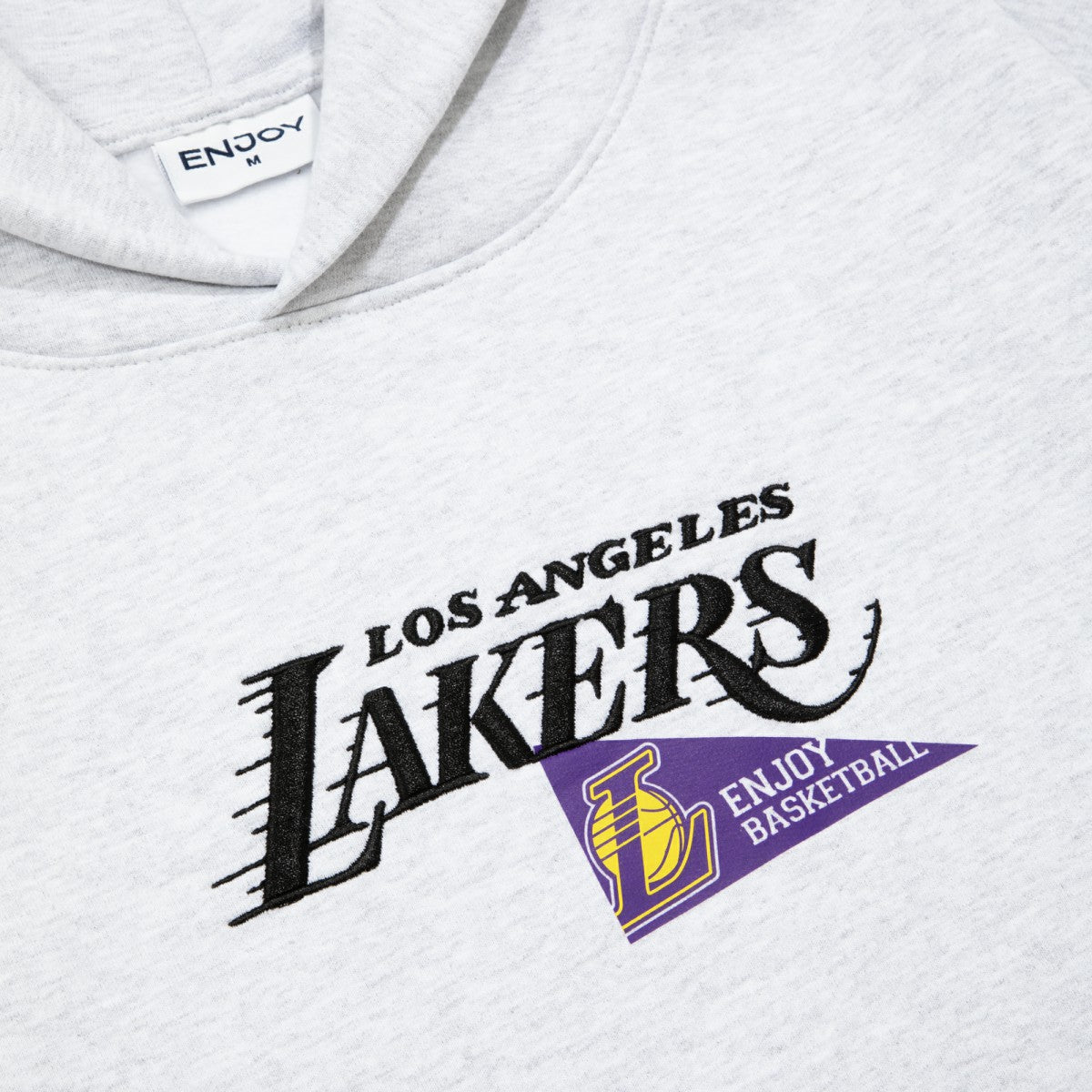 NBA Enjoy Basketball x Los Angeles Lakers Unisex Hoop Enthusiast Capsule Collection Pullover Hoodie - Heather Gray shop