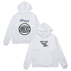 NBA Enjoy Basketball x New York Knicks Unisex Hoop Enthusiast Capsule Collection Pullover Hoodie - Heather Gray outlet