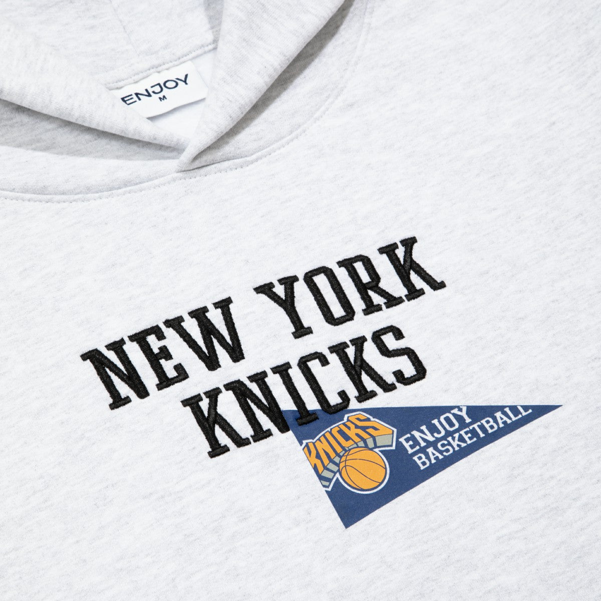 NBA Enjoy Basketball x New York Knicks Unisex Hoop Enthusiast Capsule Collection Pullover Hoodie - Heather Gray outlet