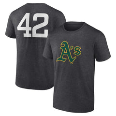MLB Athletics Jackie Robinson Day Name & Number T-Shirt
