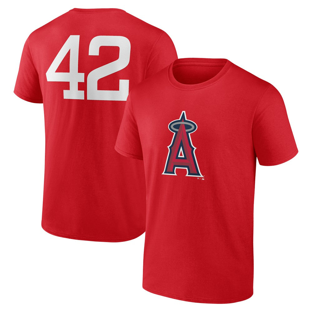 MLB Los Angeles Angels Jackie Robinson Day Name & Number T-Shirt
