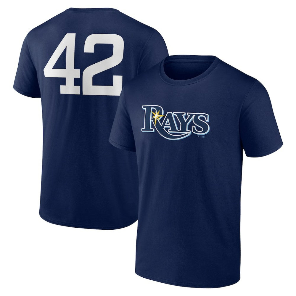 MLB Tampa Bay Rays Jackie Robinson Day Name & Number T-Shirt