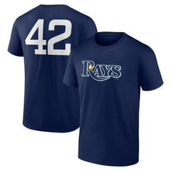 MLB Tampa Bay Rays Jackie Robinson Day Name & Number T-Shirt