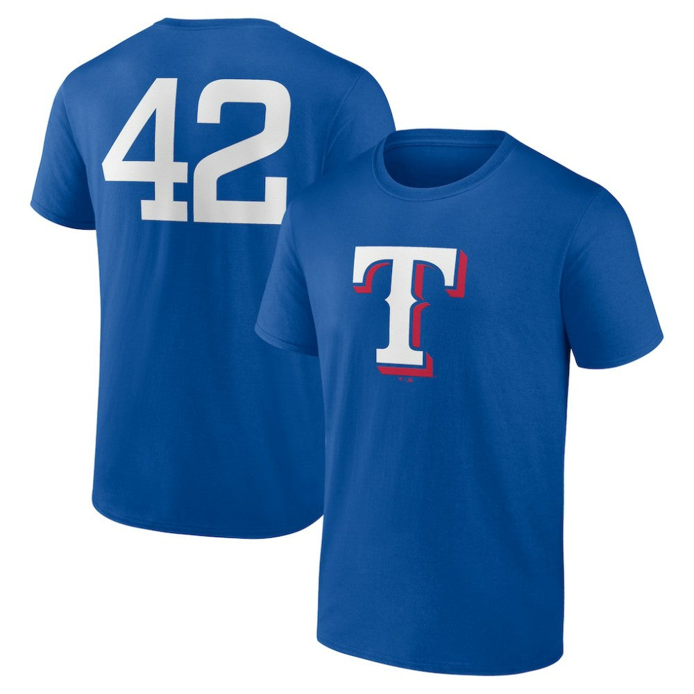MLB Texas Rangers Jackie Robinson Day Name & Number T-Shirt