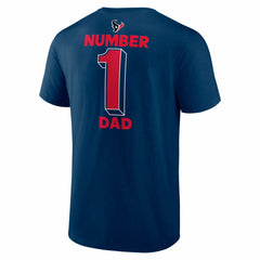 #1 Dad Jersey T-Shirt - Houston Texans