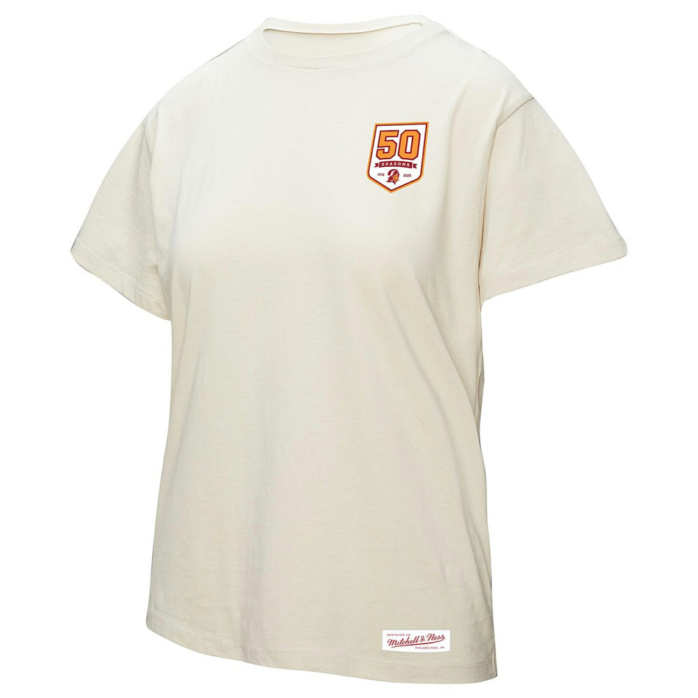 Women's 50th Season Pirate Oversized Boyfriend T-Shirt - Tampa Bay Buccaneers
