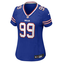 Larry Ogunjobi  Women's Team Game Jersey - Buffalo Bills