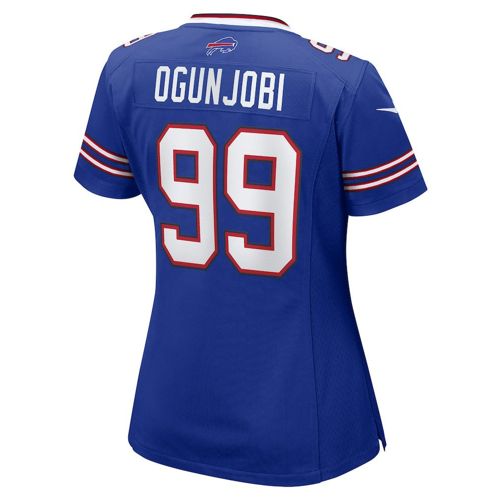 Larry Ogunjobi  Women's Team Game Jersey - Buffalo Bills