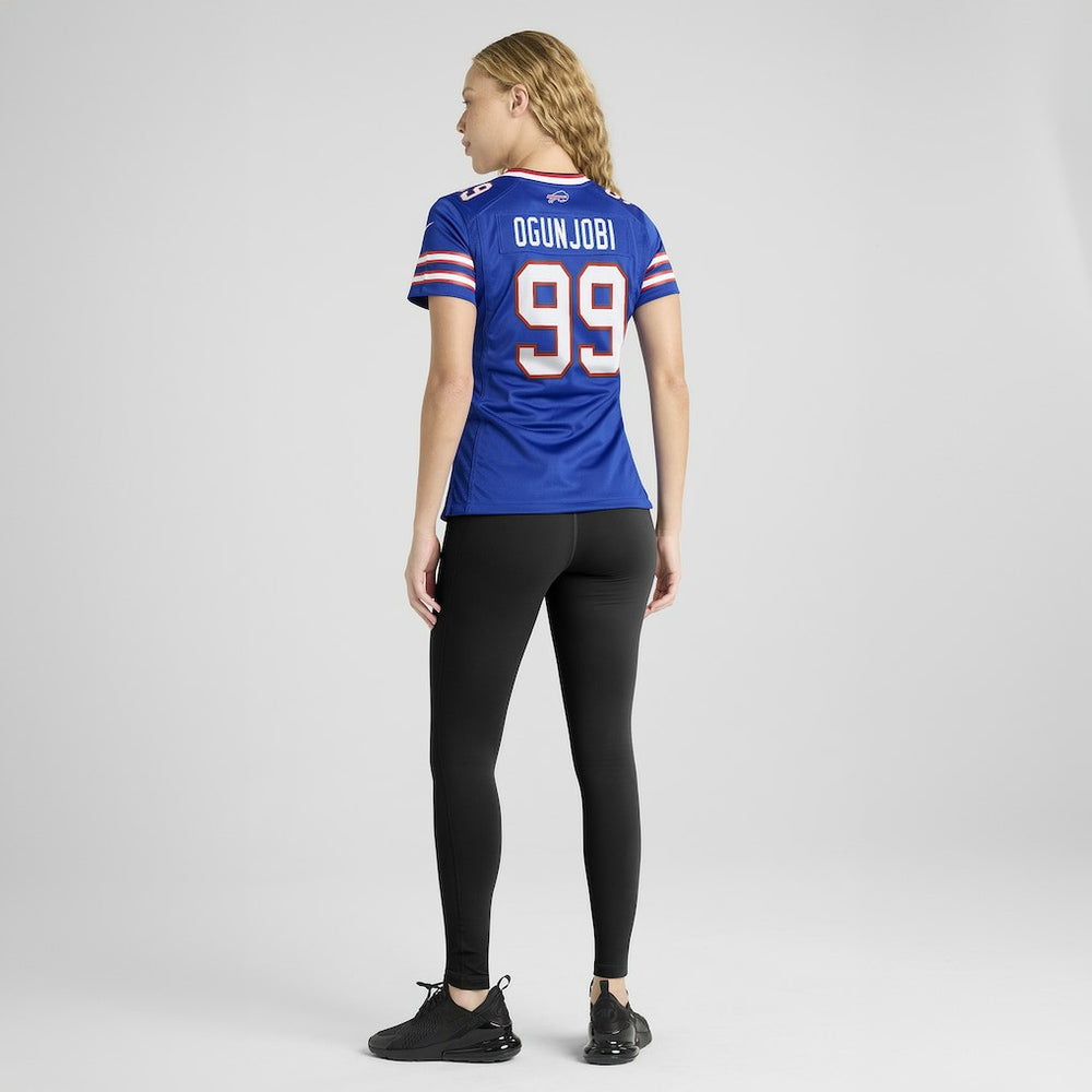Larry Ogunjobi  Women's Team Game Jersey - Buffalo Bills