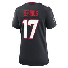 Braxton Berrios  Women's Team Game Jersey - Houston Texans