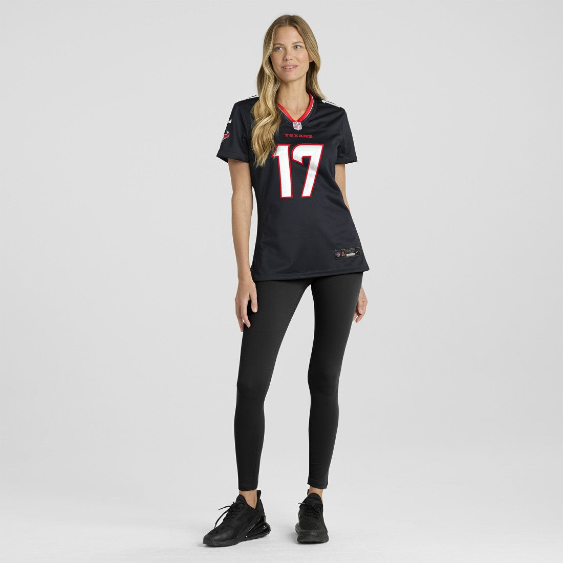 Braxton Berrios  Women's Team Game Jersey - Houston Texans