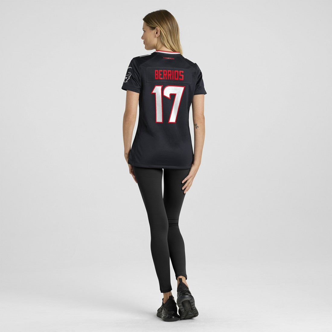 Braxton Berrios  Women's Team Game Jersey - Houston Texans