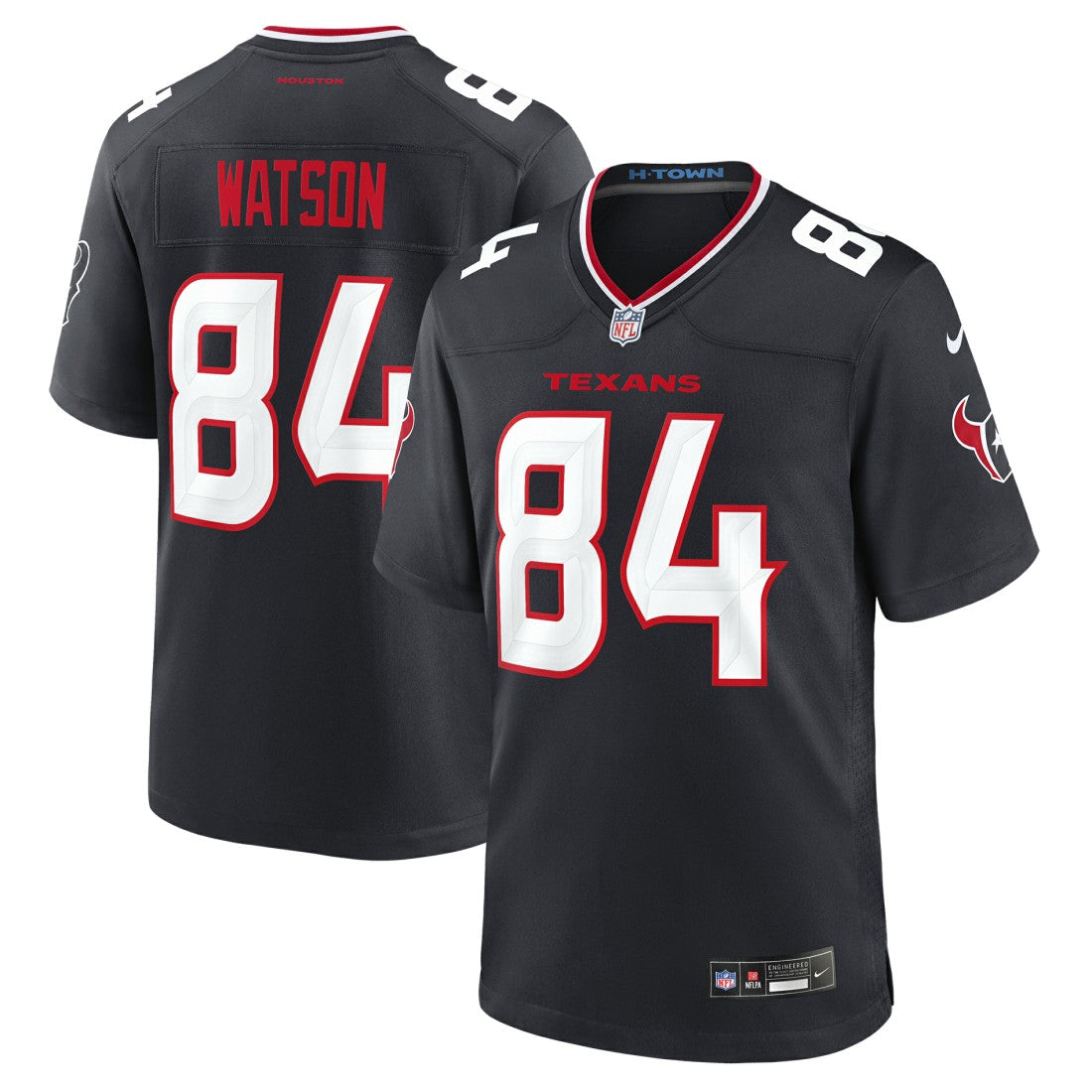 Justin Watson  Team Game Jersey - Houston Texans