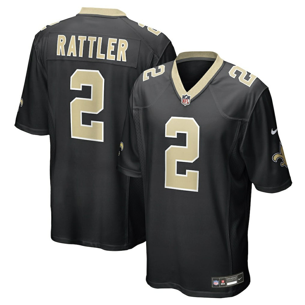 Spencer Rattler  Team Game Jersey - New Orleans Saints