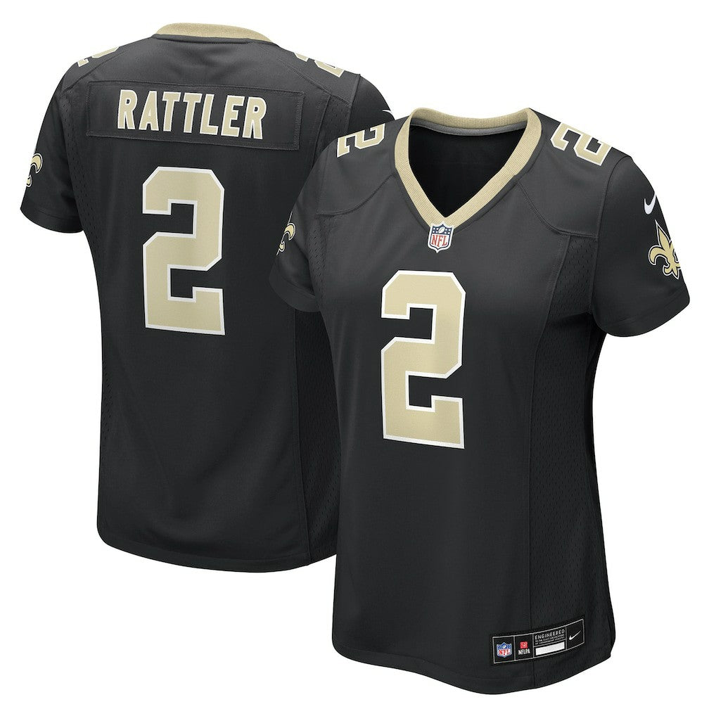 Spencer Rattler  Women's Team Game Jersey - New Orleans Saints