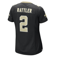 Spencer Rattler  Women's Team Game Jersey - New Orleans Saints