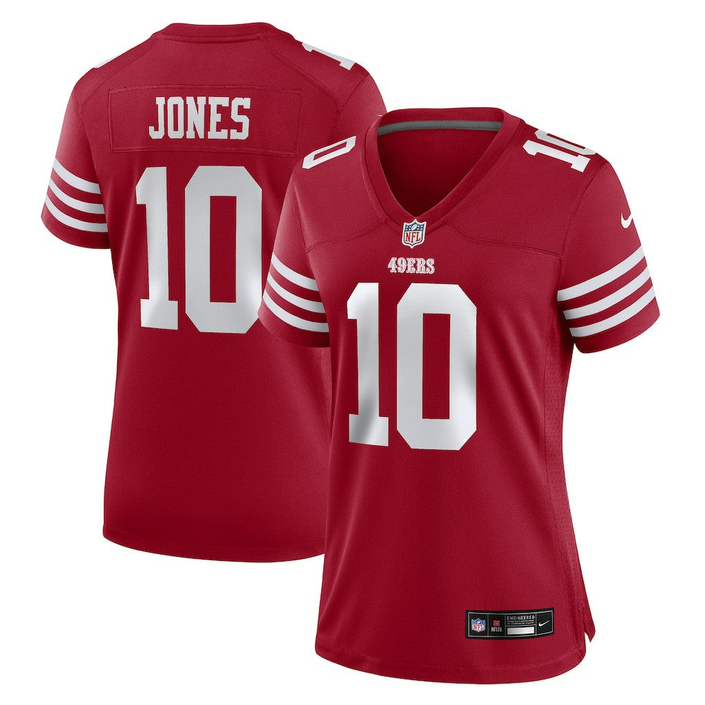 Mac Jones  Women's Team Game Jersey - San Francisco 49ers